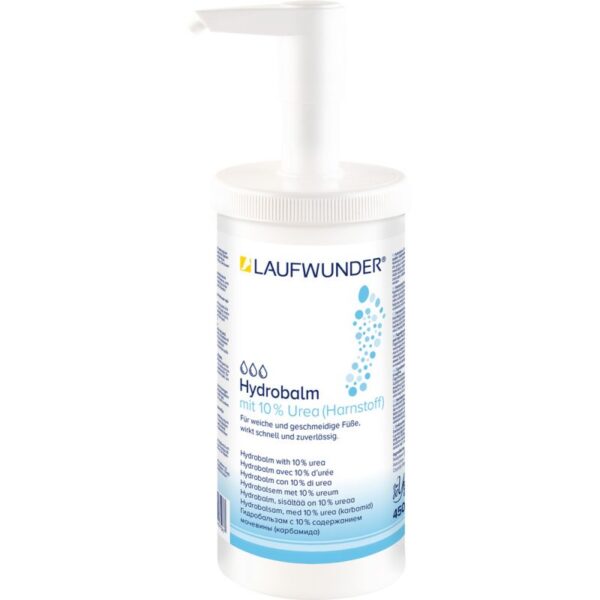 „Laufwunder HYDROBALM“, pėdų balzamas su šlapalu 10%, 450 ml
